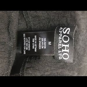 Medium black spandex skirt